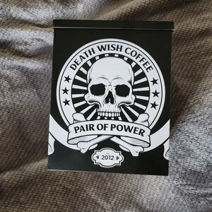 Death Wish Coffee "Pair of Power" Collectors Tin RARE